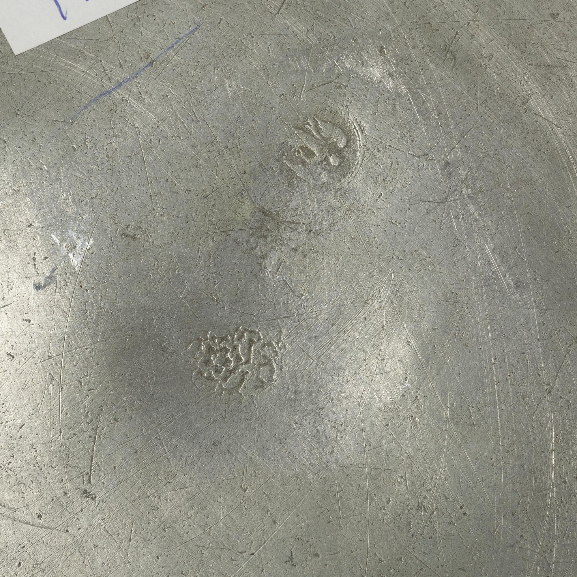 Tin objects, six pieces, Sweden, 18th-19th century.