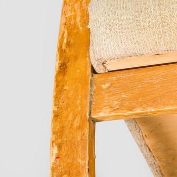 Alvar Aalto, Fåtöljer, 2 st, modell A35 och A36 O.Y. Huonekalu- ja Rakennustyötehdas A.B. 1940/1950-tal.