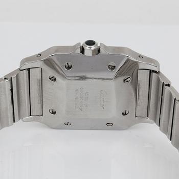 ARMBANDSUR, herr, Cartier, Santos, automatisk, stål och 18K guld.
