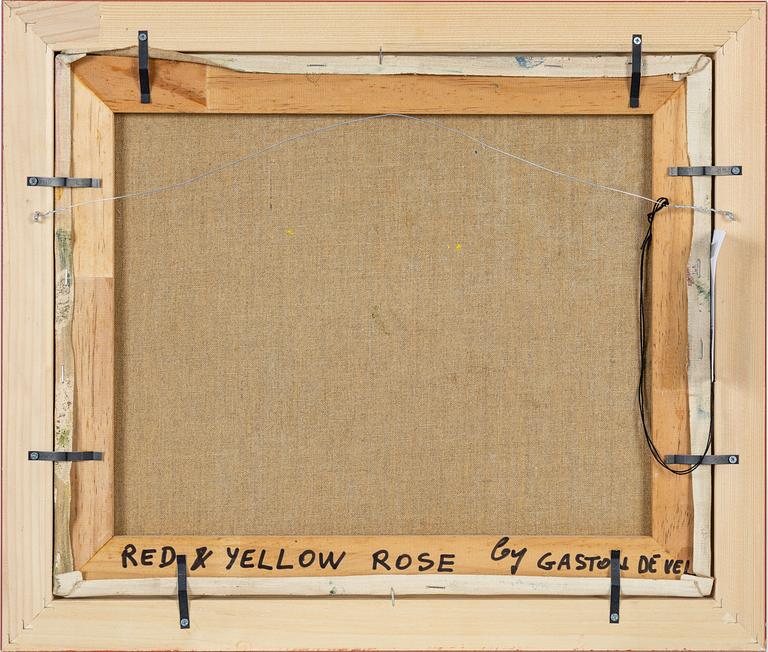 Gaston De Vel, olja på duk, signerad och daterad -95.