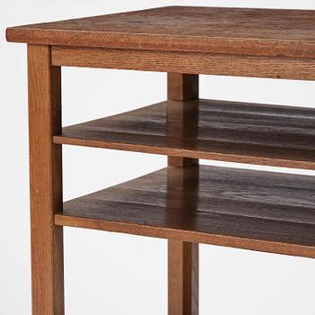 Carl Malmsten, an oak side table, for Stockholm City Hall, ca 1920-22.