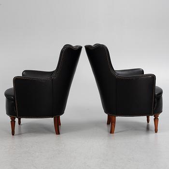 A pair of armchairs, second half of the 20th Century.