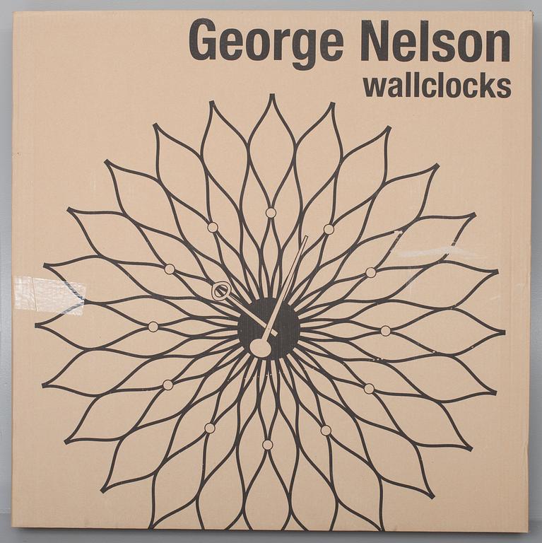 VÄGGUR, "Sunflower Clock" Plywood. Georg Nelson USA 1908-86. Vitra Design Museum GmbH Tyskland 2000 t.