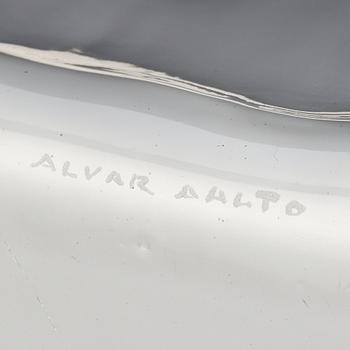 Alvar Aalto, a mould blown 'model 3031' glass vase, iittala, Finland, probably 1960s.