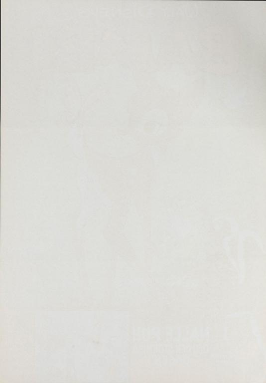 Walter Bjorne, a vintage movie poster, 'Bambi', 1969.