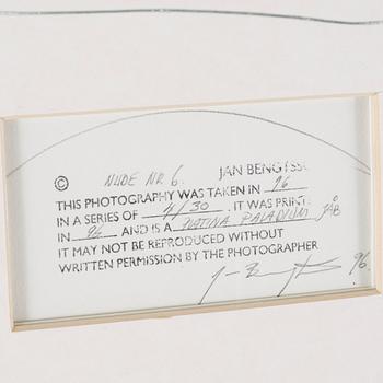 a photograph, signed, dated -96 and numbered 4/30 á tergo.