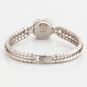 Omega brilliant cut diamond watch.