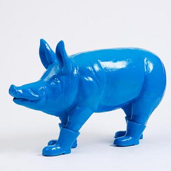 William Sweetlove, "Cloned blue father pig" (Blue).
