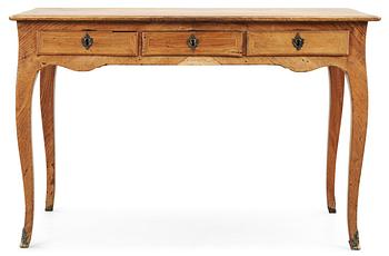 555. A Swedish Rococo 18th century writing desk by J. Siölin.