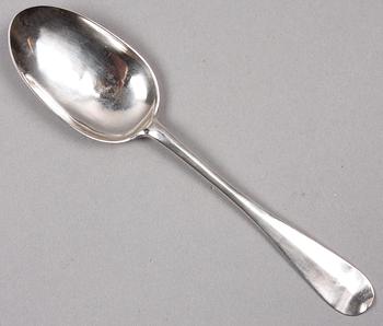 MATSKED, silver, Johan Friedrich Steltzner Malmö 1730.