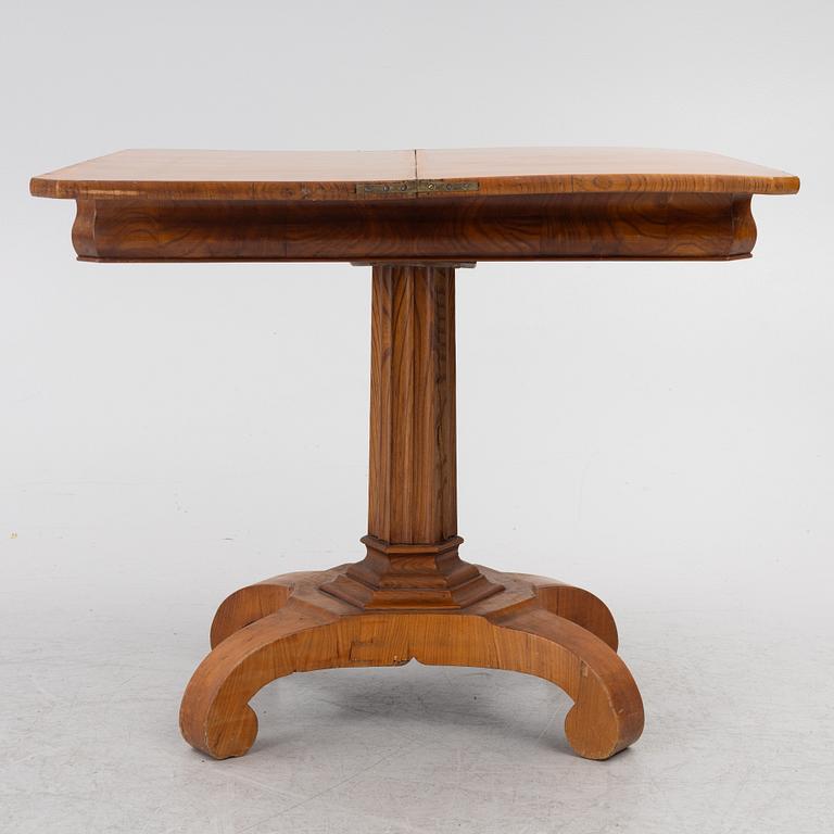 A games table, mid-19th Century.