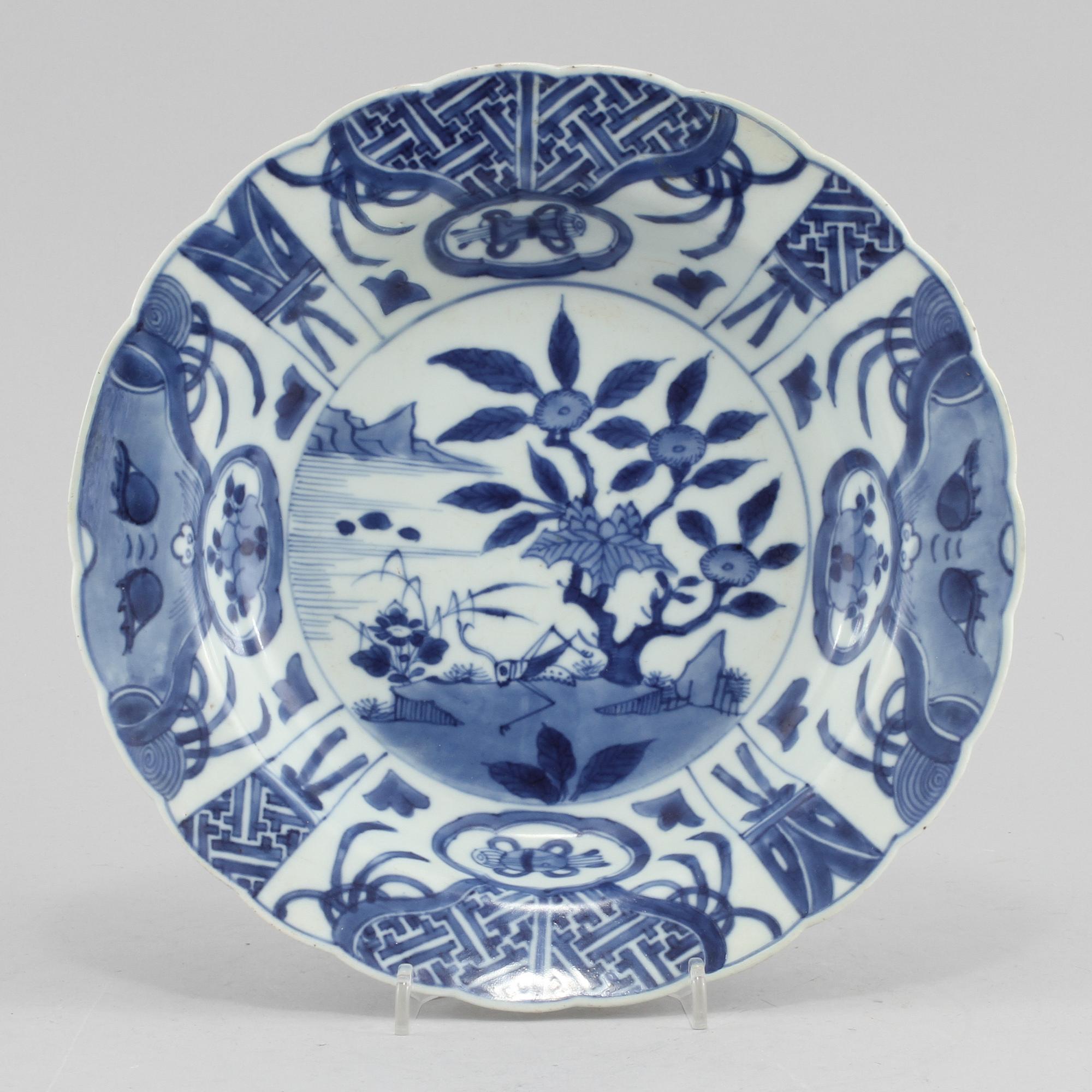 SKÅLFAT, porslin, Kina, Ming dynastin, Wanli (1573-1620).