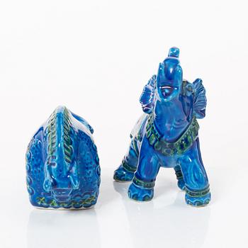 Bertil Vallien, skulpturer, ett par, Kosta Boda.