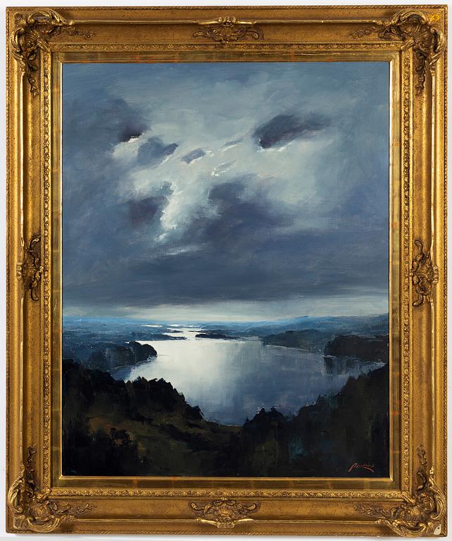 Axel Lind, oil on canvas, signed.