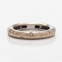 Ring, briljantslipade diamanter, 18K vitguld.
