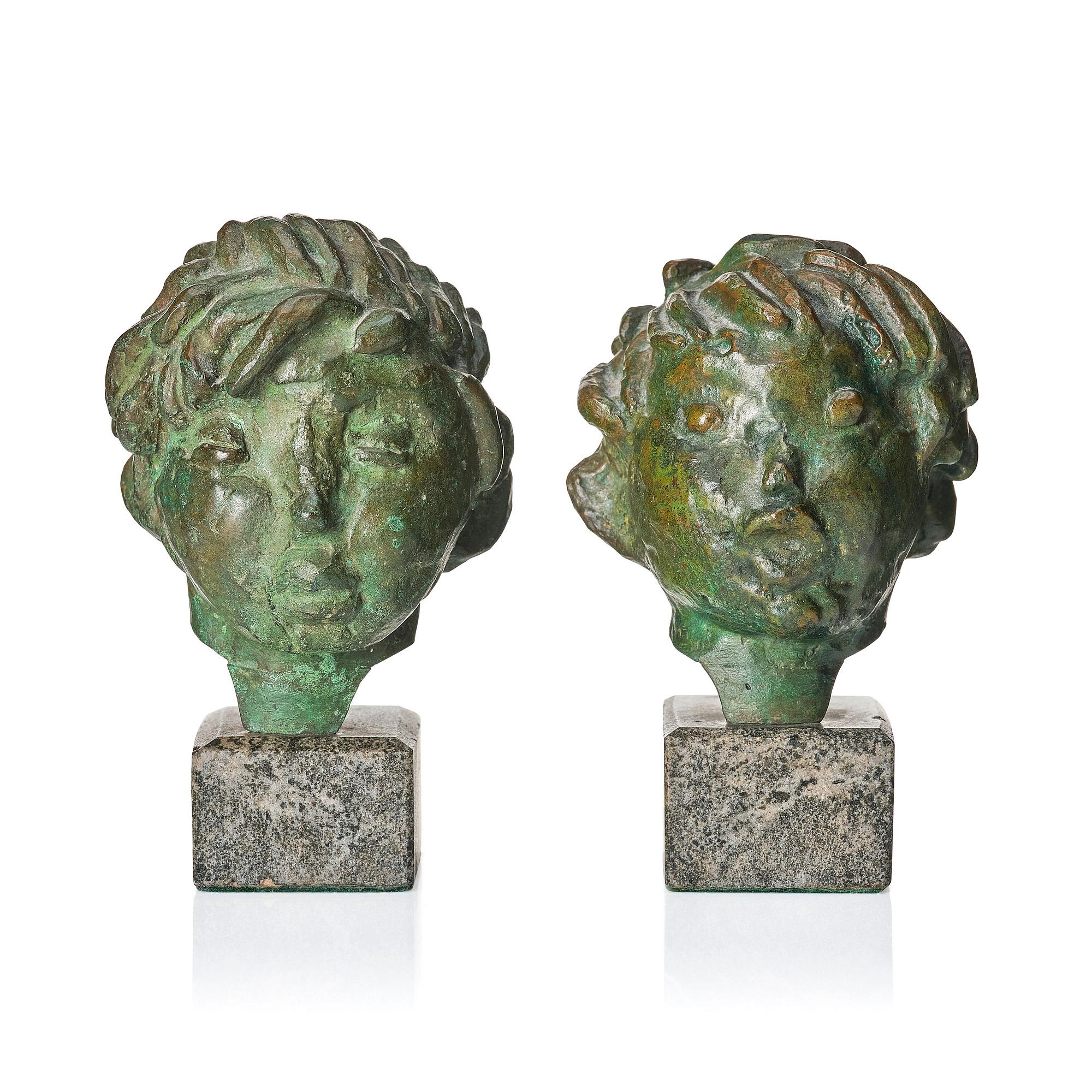 Carl Milles, Untitled (two heads).