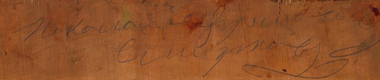 IKON, tempera på pannå, Ryssland 1800-talets mitt.