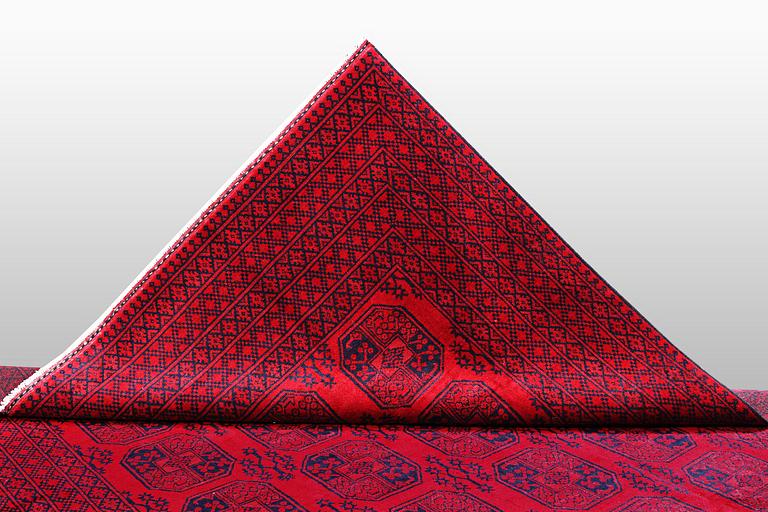 A carpet, Afghan, ca 342 x 252 cm.