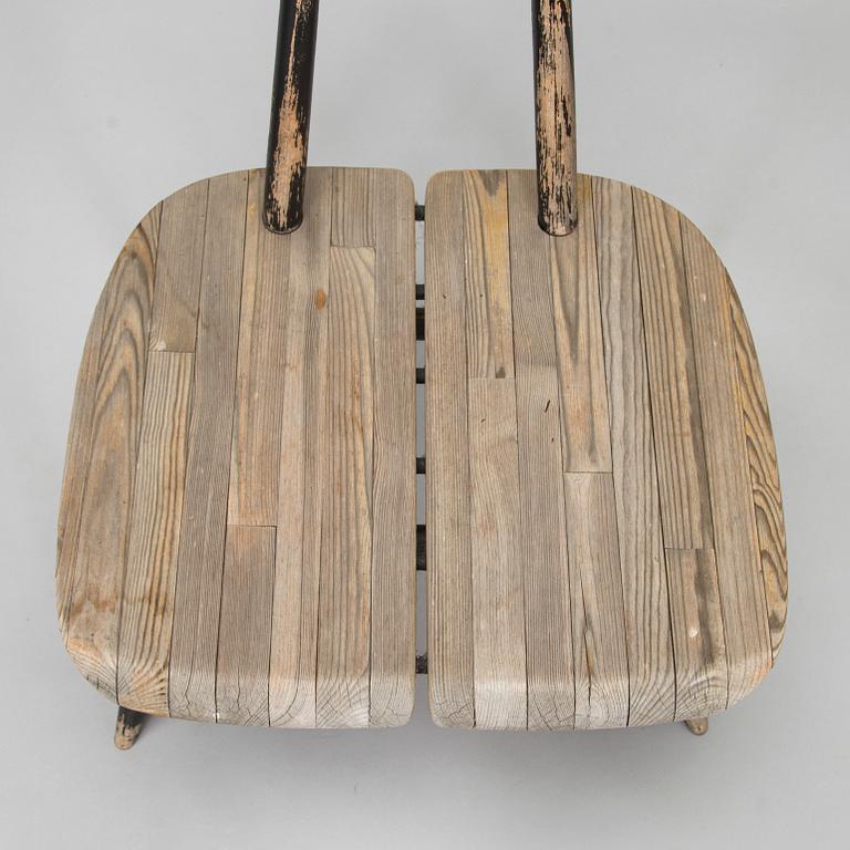 Ilmari Tapiovaara, fåtöljer ett par, "Pirkka lounge chair", Laukaan Puu 1960-tal.