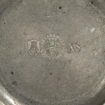 Estrid Ericson, A pewter ashtray, Svenskt Tenn, Stockholm, 1948.