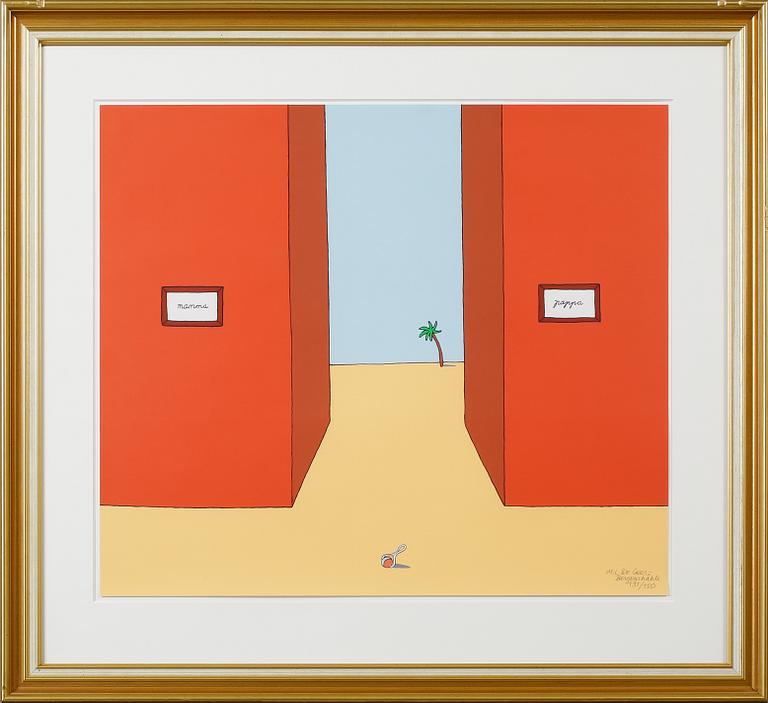 MARIE-LOUISE DE GEER-BERGENSTRÅHLE, färgserigrafi, signerad och numrerad 131/150.