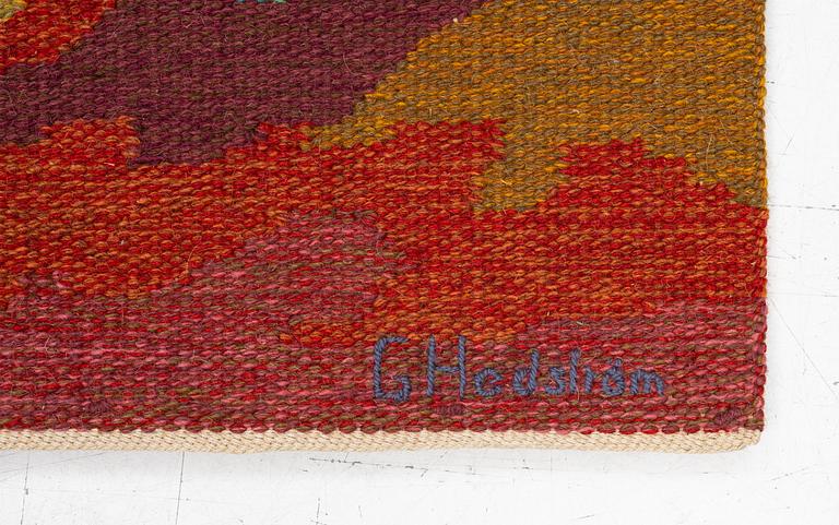 Gösta Hedström, picture tapestry, "Autumn at Lapporten", Gammelstad Handväveri.
