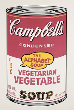 Andy Warhol, "Vegetarian Vegetable, from Campbell's Soup Ⅱ".