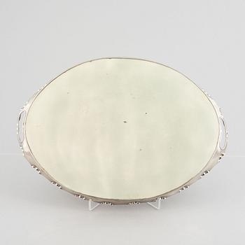 Carl Sigmund Luber, an Art Nouveau tray, Johann Von Schwarz, early 20th Century.