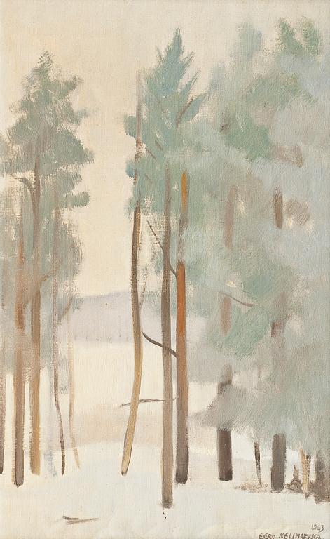 Eero Nelimarkka, FOREST IN WINTER.