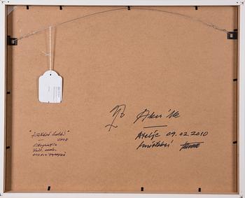 KIMMO PYYKKÖ, litografi, signerad och daterad 2008 även a tergo. Konstnärens avdrag.