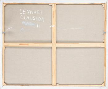 LENNART OLAUSSON, akryl på duk, signerad o daterad aug -11.