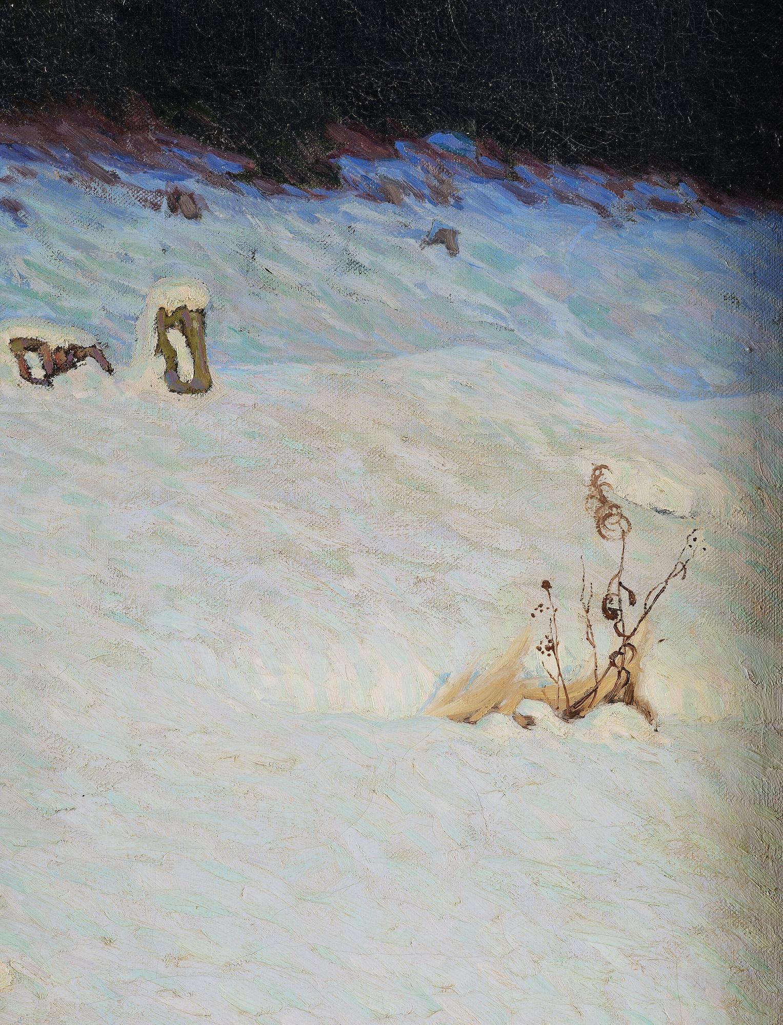 Gunnar Hallström, Jägare vid skogsbrynet.