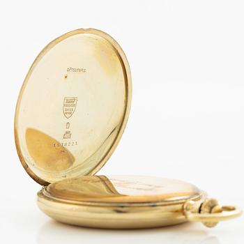 Tissot, "double signed", "O Rydén Malmö", pocket watch, hunter, 50 mm.