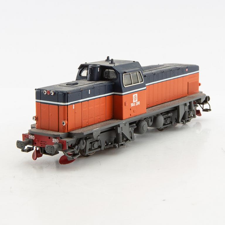 Diesel locomotive SJ T44 280 AC T44-B10 Jeco.