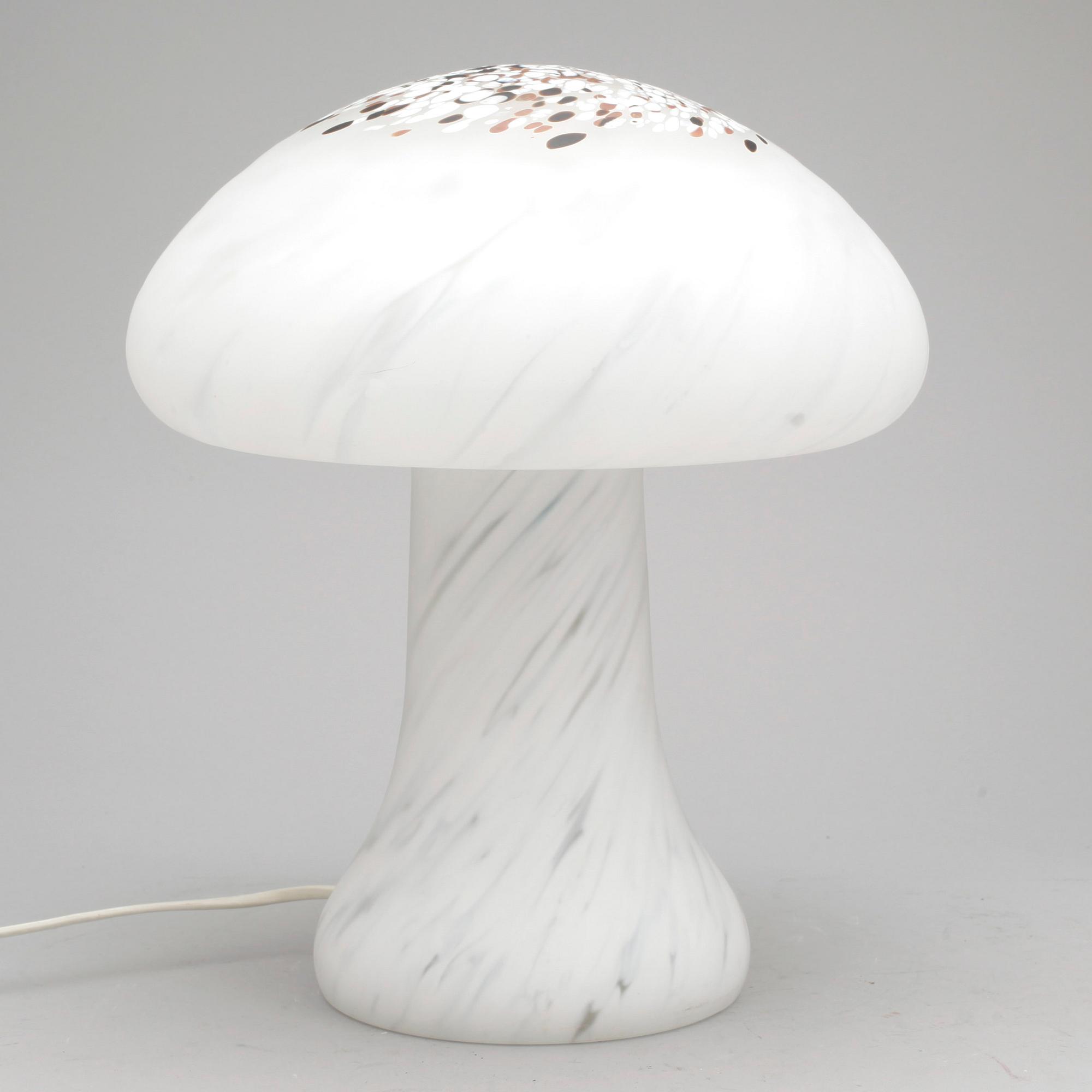 BORDSLAMPA, glas, Monica Backström, kosta. 1970-tal.