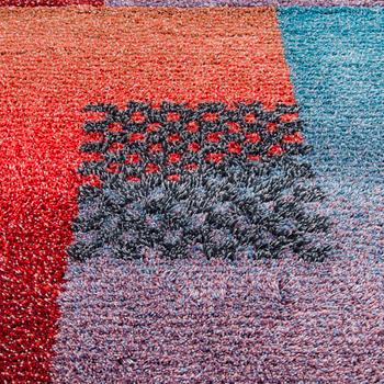 Jukka Vesterinen, rya, modell för Helmi Vuorelma. Ca 125 x 115 cm.