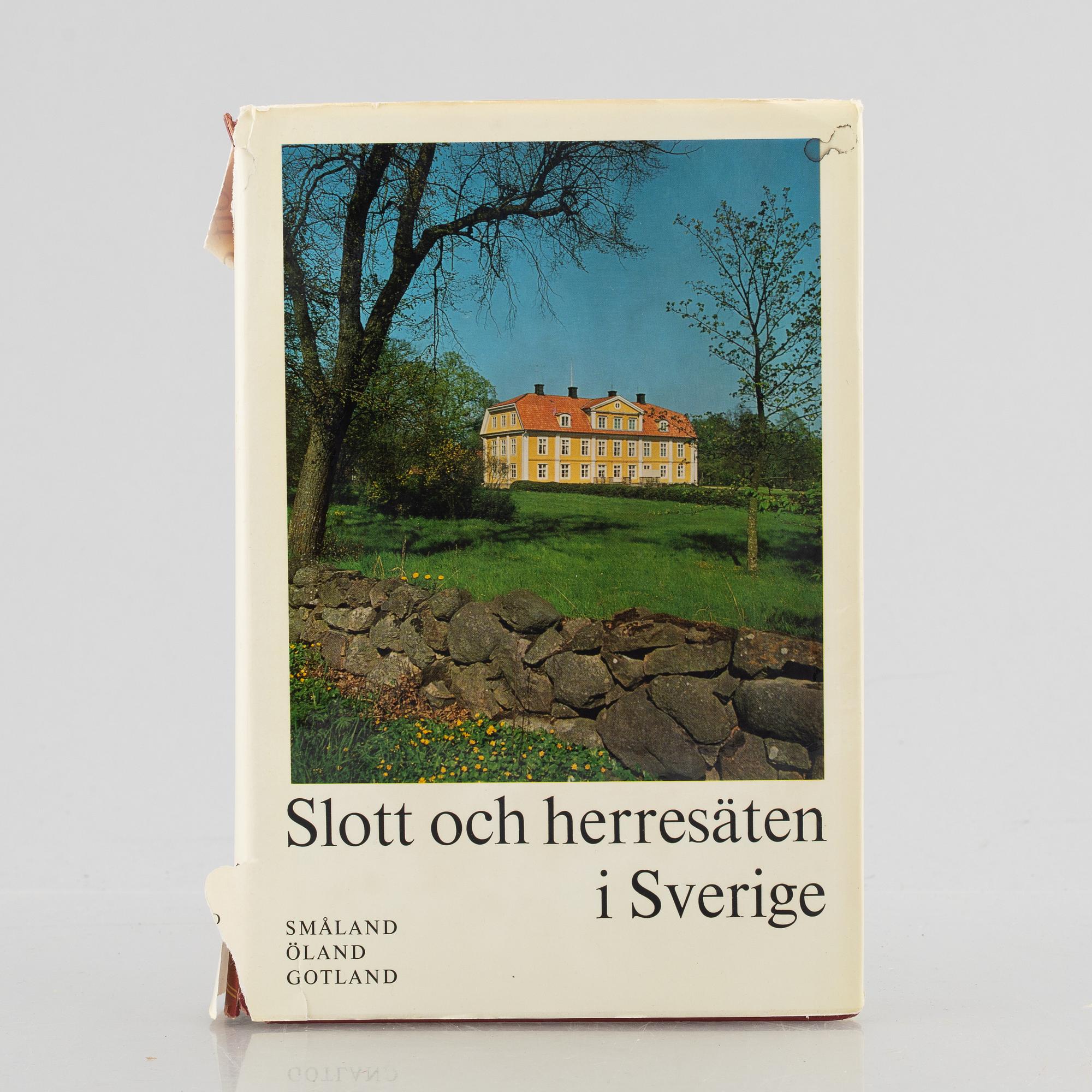 Bokverk, "Svenska slott och herresäten", 18 volymer, Allhems Förlag, Malmö, 1966-1971.