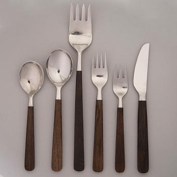 A 22-piece 'Lion de Luxe' flatware set for Hackman, Finland.