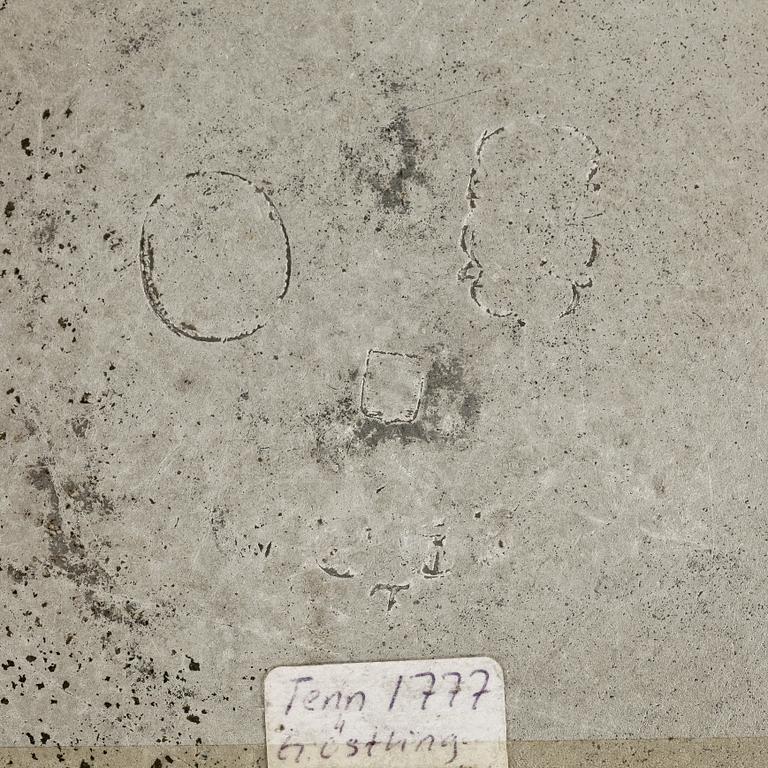 SKÅLFAT, tenn, Gudmund Östling, Vimmerby, 1777.