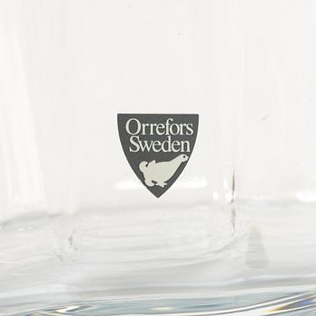 Gunnar Cyrén, glasservis, 67 delar, "Optica", Orrefors.