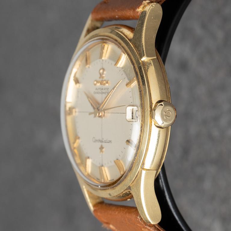 Omega, Constellation, Calendar, "Pie-Pan", ca 1960.
