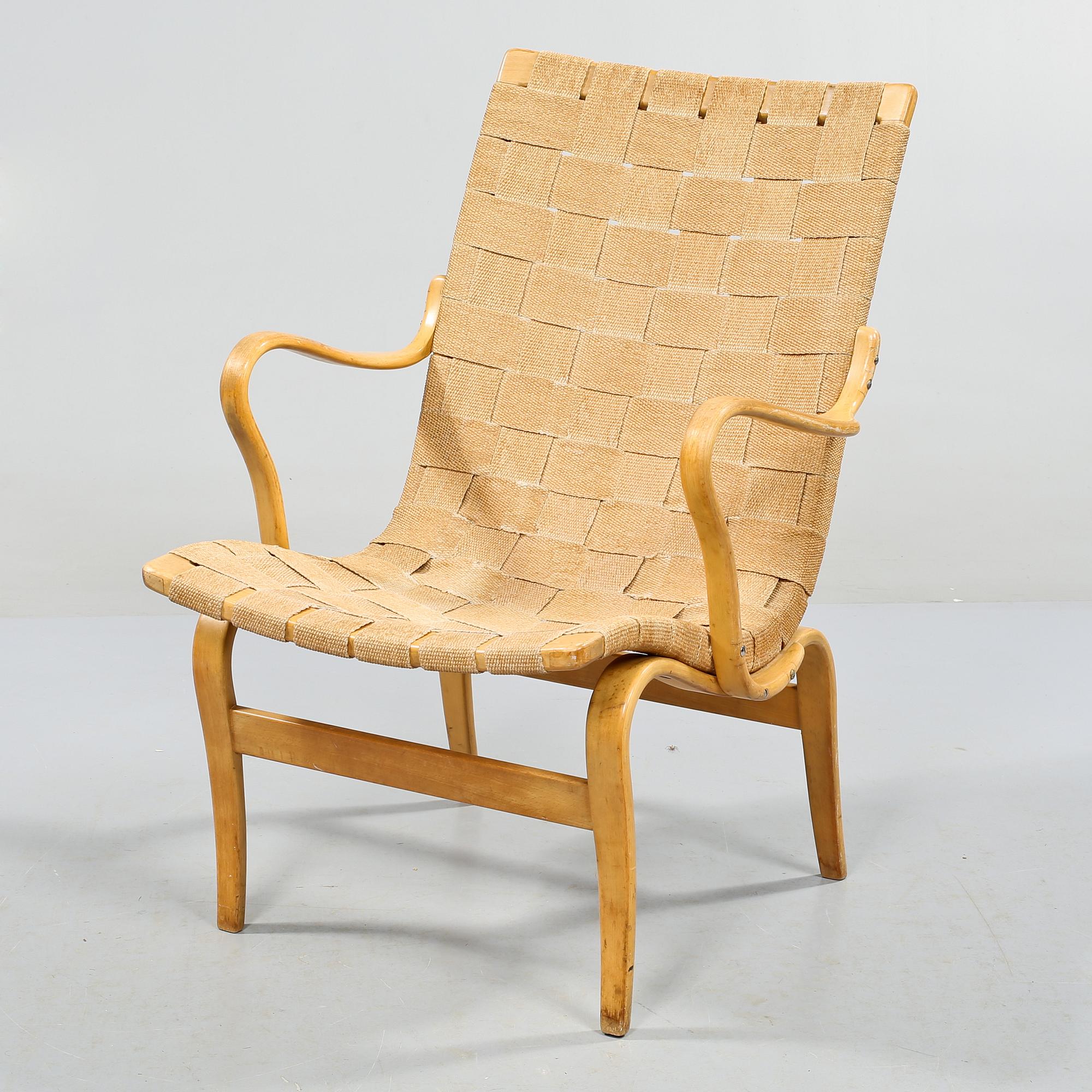 FÅTÖLJ, "Eva", Bruno Mathsson, firma Karl Mathsson, 1963.