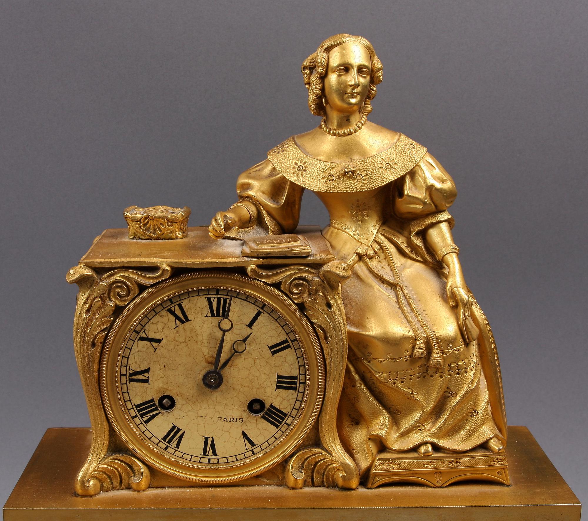 BORDSPENDYL, senempire, 1800-talets mitt.