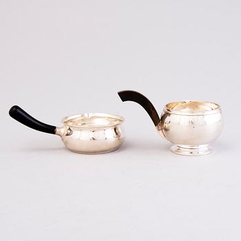 Three Danish silver bowls, two with mark of Grann & Laglye and one marked Christian F. Heise, 1922-37.