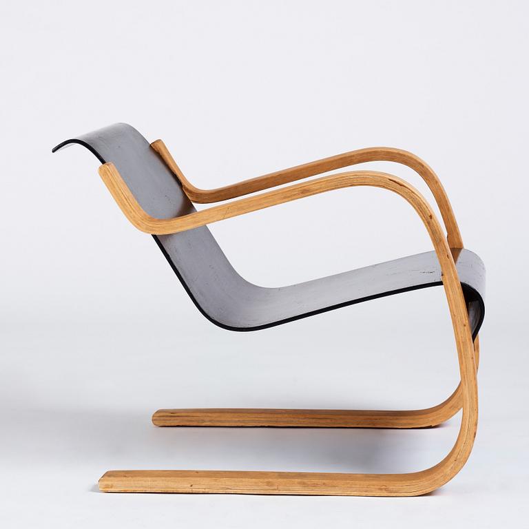 Alvar Aalto, a 'model 31' armchair, produced by O.y Huonekalu-ja Rakennustyötehdas, Finland or Aalto Design, Swedish Artek Hedemora.