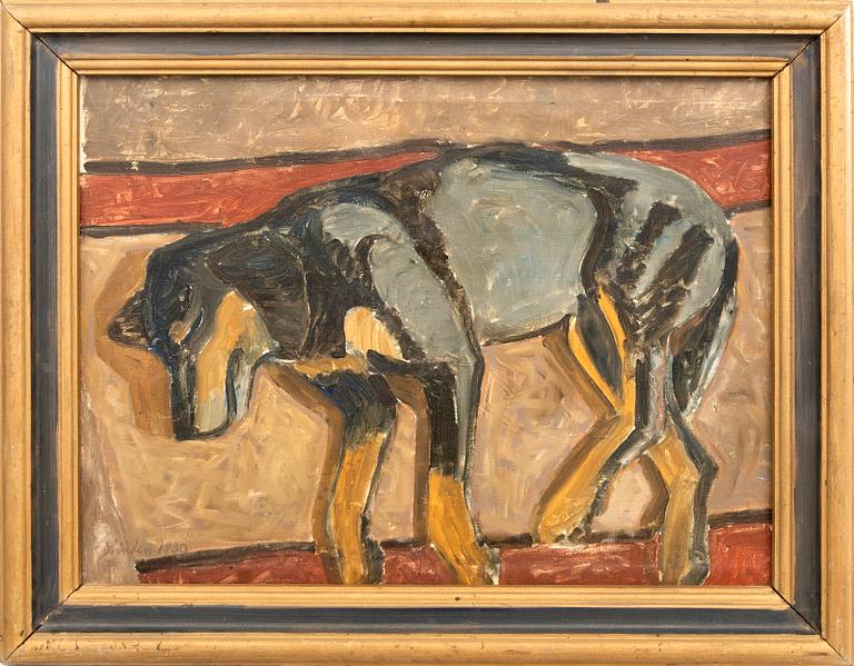 Helge Linden, olja på duk signerad och daterad 1930.