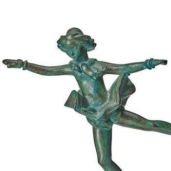 Carl Milles, "Skridskoprinsessan" (=The skater princess).