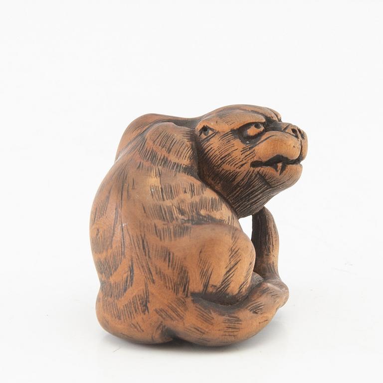 Netsuke/miniatyr, Japan tidigt 1900-tal.