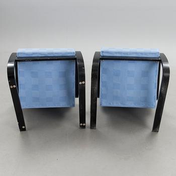 A pair of mid 20th century '36/401' armchairs for Artek, Finland.