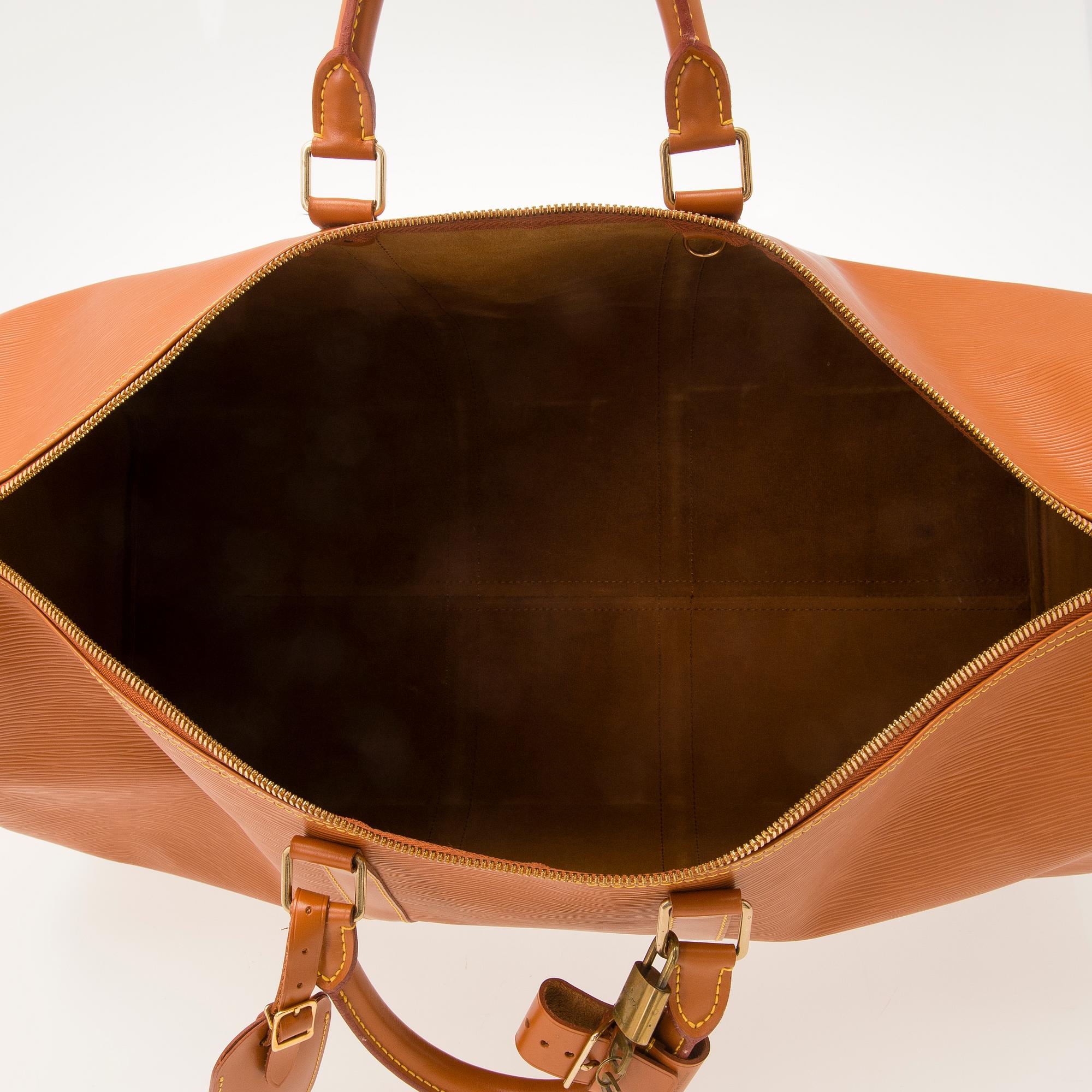 LOUIS VUITTON, "Keepall Epi", Travel bag.